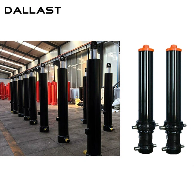 Cilindru hidraulic telescopic pentru basculantă
