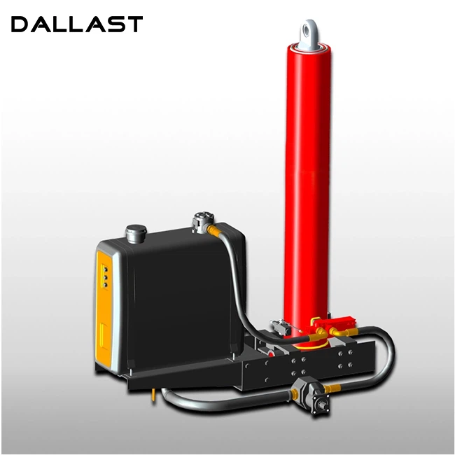 Cilindru hidraulic telescopic frontal