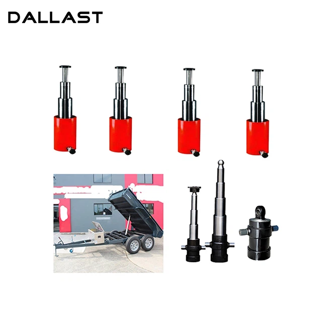 Cilindru hidraulic telescopic mic