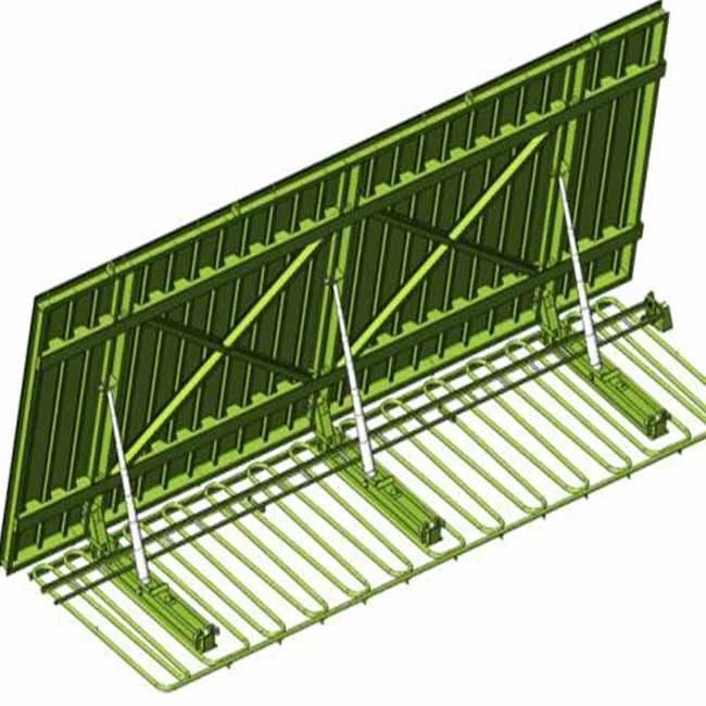 Tilting Table With Telescopic Hydraulic Cylinder