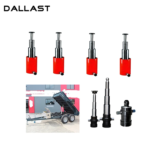Cilindru telescopic montat pe Trunnion